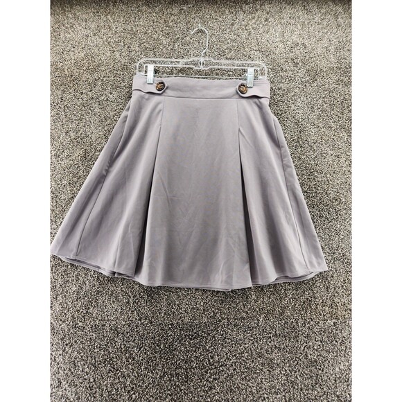 Grace Karin L Nwt Large Gray A-line Skirt 8.6613 - Picture 1 of 7